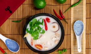 Известный тайский суп том кха Том кха рецепт с кокосовым
